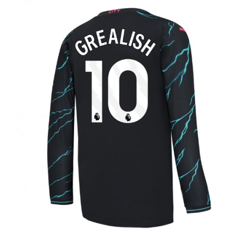 Echipament fotbal Manchester City Jack Grealish #10 Tricou Treilea 2023-24 maneca lunga